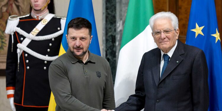 Il Presidente Mattarella ha ricevuto il Presidente dell’Ucraina Zelensky
