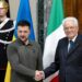Il Presidente Mattarella ha ricevuto il Presidente dell’Ucraina Zelensky