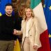 Il Presidente Meloni incontra il Presidente ucraino Zelensky