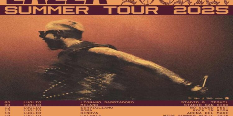 Lazza annuncia il Locura Summer Tour: tutte le info