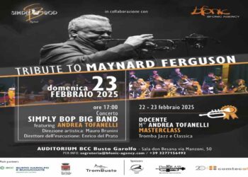 Concerto e MasterClass di Tromba jazz e classica con il celebre trombettista Andrea Tofanelli a Busto Garolfo (Mi)