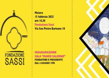 Cerimonia di intitolazione  della sala conferenze della Fondazione Sassi  a Mario Salerno