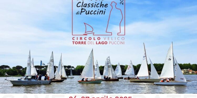 “Le Vele Classiche di Puccini” sul Lago di Massaciuccoli, aperte le iscrizioni alla seconda edizione. A Torre del Lago il 26 e 27 aprile 2025