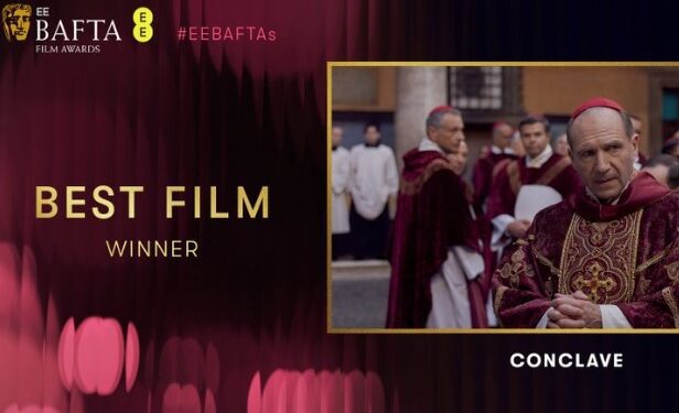 Ai Bafta 2025 vince Conclave, miglior regia e miglior attore (Adrien Brody) per The Brutalist