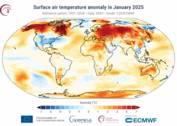 Clima, gennaio 2025 è stato il mese più caldo mai registrato