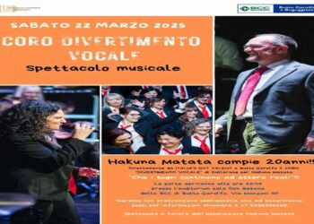 Da Italia’s Got Talent a Busto Garolfo sabato 22 marzo per un concerto benefico per celebrare i 20 anni di Hakuna Matata