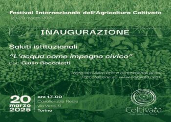 Il Festival Internazionale dell’Agricoltura inaugura giovedì 20 marzo alle ore 17 alla Cavallerizza Reale