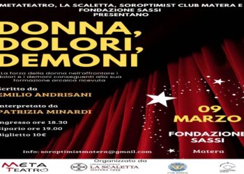 Fondazione Sassi – domenica 9 marzo “Donna, dolori e demoni”, un omaggio teatrale alla forza femminile