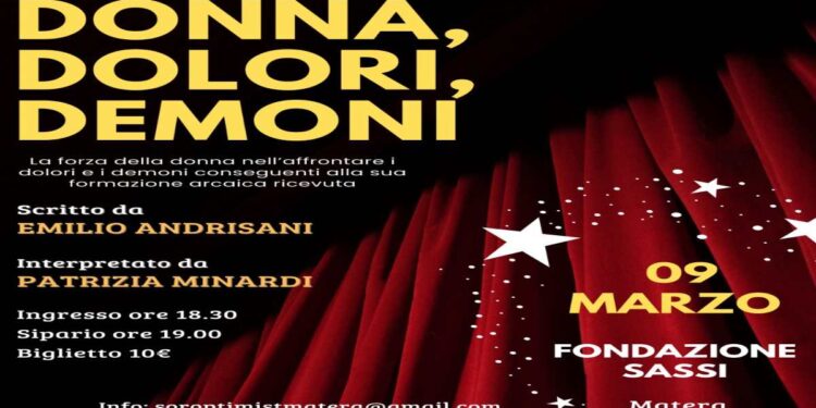 Fondazione Sassi – domenica 9 marzo “Donna, dolori e demoni”, un omaggio teatrale alla forza femminile