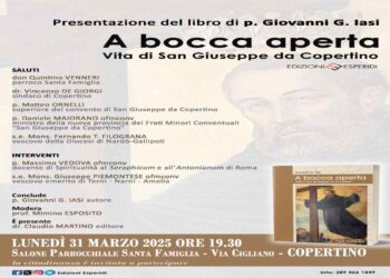 “A bocca aperta. Vita di San Giuseppe da Copertino” il nuovo libro di Padre Giovanni G. Iasi_31 marzo 2025