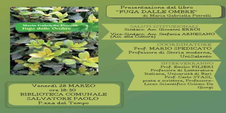 Fuga dalle Ombre: La poesia di Gabriella Petrelli a Carmiano