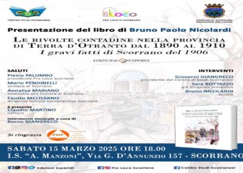 Le rivolte contadine nella Provincia di Terra d’Otranto dal 1890 al 1910. I gravi fatti di Scorrano” libro di B.P. Nicolardi