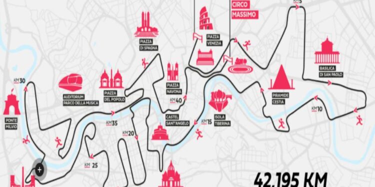 Domenica la maratona di Roma: numeri da 127 nazioni e 50mila partecipanti