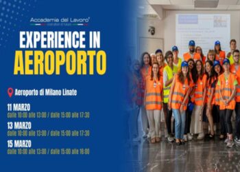 11-13-15 marzo all’Aeroporto di Milano Linate 3 giorni per scoprire chi è e cosa fa’ addetto di scalo aeroportuale