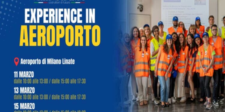 11-13-15 marzo all’Aeroporto di Milano Linate 3 giorni per scoprire chi è e cosa fa’ addetto di scalo aeroportuale