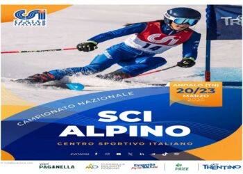 IN TRENTINO DAL 20 AL 24 MARZO IL CAMPIONATO NAZIONALE CSI DI SCI ALPINO