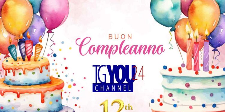 Oggi è un bel giorno… Buon compleanno Tg You 24 Channel!