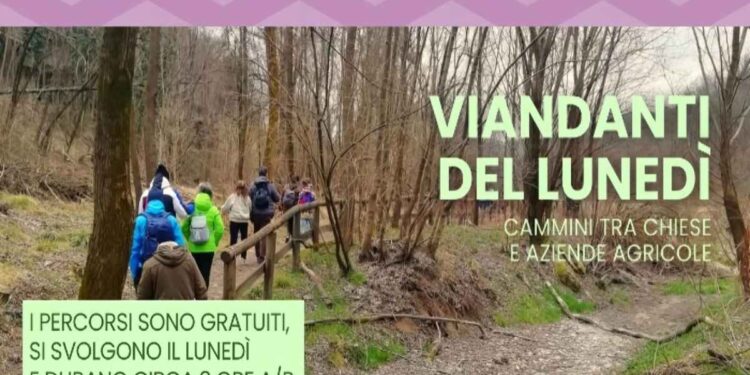 iandanti del lunedì: il 5 maggio camminata tra Tradate e Appiano Gentile, dalla Chiesa del Carmelo per arrivare a quella di San Bartolomeo al Bosco, passando per l’azienda agricola Villafranca
