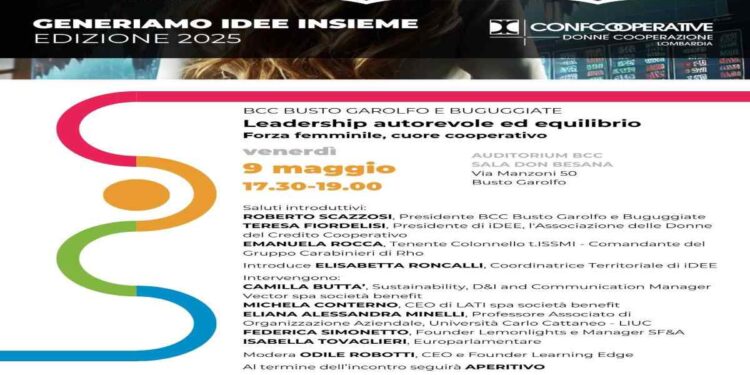 Il 9 maggio convegno sulle donne nelle Bcc “Leadership autorevole ed equilibrio. Forza femminile, cuore cooperativo”