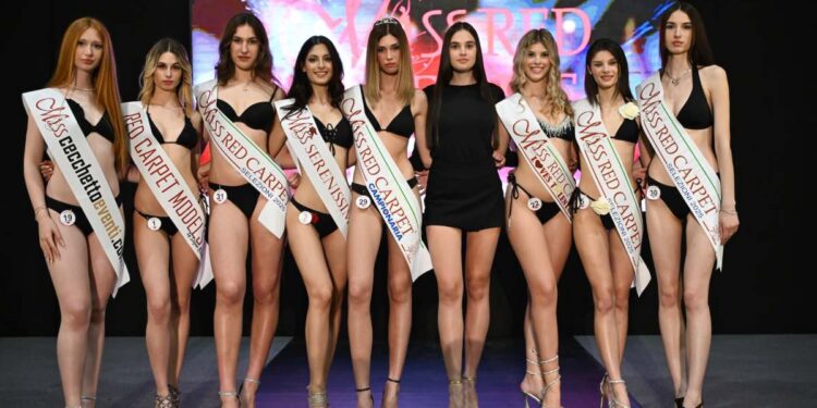 Bellezze venete premiate a Miss Red Carpet in Fiera Campionaria a Padova