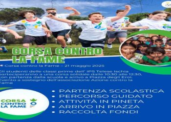 “CORSA CONTRO LA FAME”, A ISCHIA L’INIZIATIVA DELL’ISTITUTO “TELESE” CONTRO POVERTA’ E GUERRE