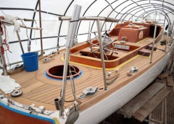 Sibma Navale di Imperia, il restauro del Baglietto EA e il regno dei Dragoni