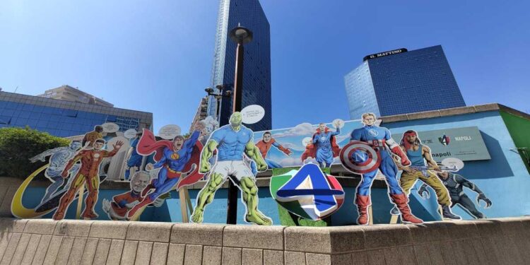 4° SCUDETTO: INSTALLAZIONE  ARTISTICA AL CENTRO DIREZIONALE