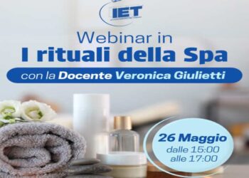 L’Istituto Europeo del Turismo propone il 26 maggio un pomeriggio alla scoperta del ruolo dello Spa Manager con il webinar gratuito