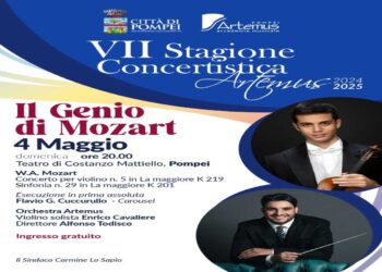 Pompei, Mozart e Pergolesi per il gran finale della Stagione Concertistica Artemus