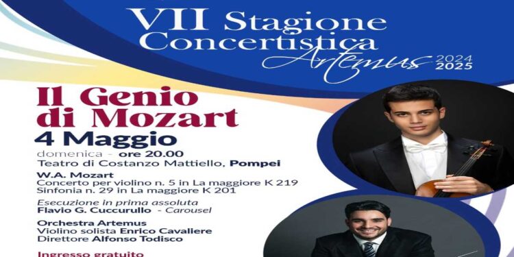 Pompei, Mozart e Pergolesi per il gran finale della Stagione Concertistica Artemus