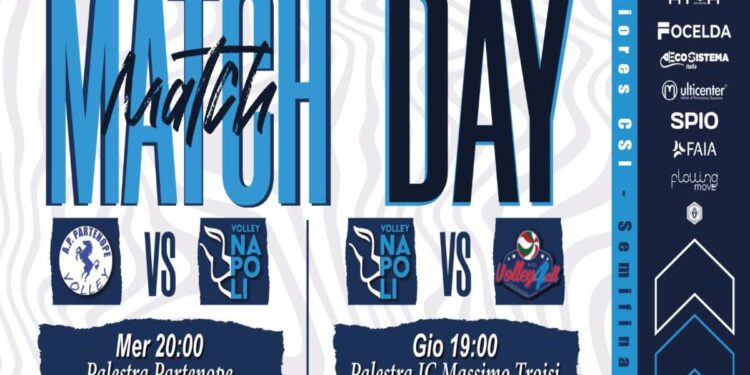 Semifinali Juniores CSI, presente il Volley Napoli con le giovanili