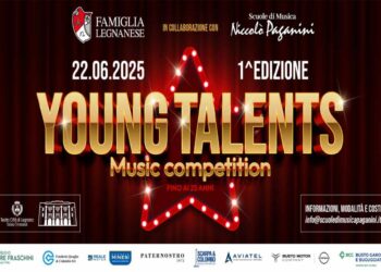 A Legnano la prima edizione dello Young Talents Music Competition con un giudice di eccezione, Mimmo Paganelli, storico direttore artistico della EMI