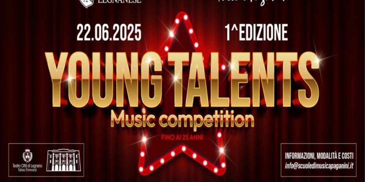 A Legnano la prima edizione dello Young Talents Music Competition con un giudice di eccezione, Mimmo Paganelli, storico direttore artistico della EMI