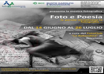 Versi in bianco e nero: a Busto Garolfo si inaugura la mostra Foto e Poesia il 14 giugno