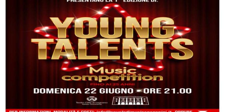 Young Talents Music a Legnano il 22 giugno, la notte delle stelle emergenti con un giudice di eccezione, Mimmo Paganelli, storico direttore artistico della EMI