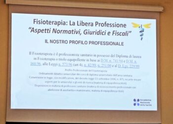A CASERTA IL CORSO DI ALTA FORMAZIONE IN GESTIONE, NEGOZIAZIONE E FISCALITÀ PER FISIOTERAPISTI