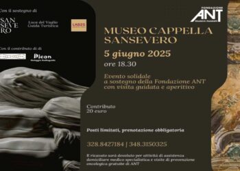 Una serata d’arte e solidarietà al Museo Cappella Sansevero con Fondazione ANT