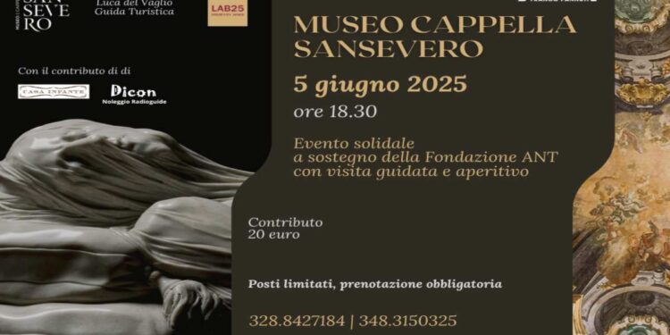 Una serata d’arte e solidarietà al Museo Cappella Sansevero con Fondazione ANT