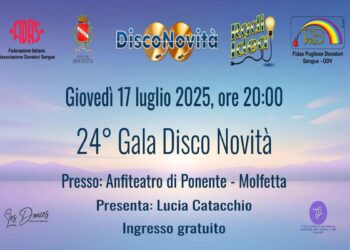 Molfetta accende i riflettori sulla 24ª edizione del Gala Disconovità: tra moda, danza e voci emergenti