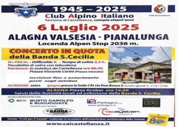Concerto in alta quota: domenica 6 luglio la Banda Santa Cecilia in concerto a Pianalunga per gli 80 anni del CAI Castellanza