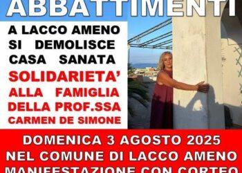 ABBATTIMANTO CASA SANATA, DOMENICA A LACCO AMENO CORTEO DI SOLIDARIETA’ PER LA FAMIGLIA DE SIMONE