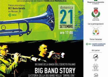 La Big Band dell’Esercito Italiano e Fabrizio Bosso protagonisti a Busto Garolfo il 21 settembre a TromBusto