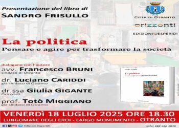 “La Politica” a Otranto il saggio di Sandro Frisullo
