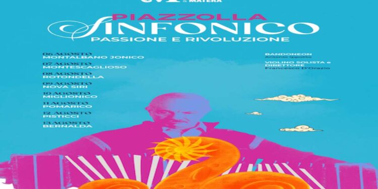 L’ORCHESTRA SINFONICA DI MATERA HA PRESENTATO LA STAGIONE ESTIVA 2025: “PIAZZOLLA SINFONICO – PASSIONE E RIVOLUZIONE”