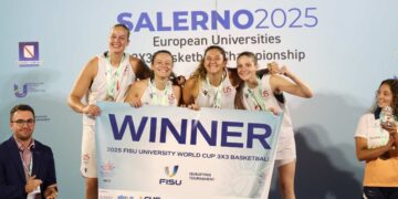SALERNO CAPITALE DEL BASKET UNIVERSITARIO EUROPEO