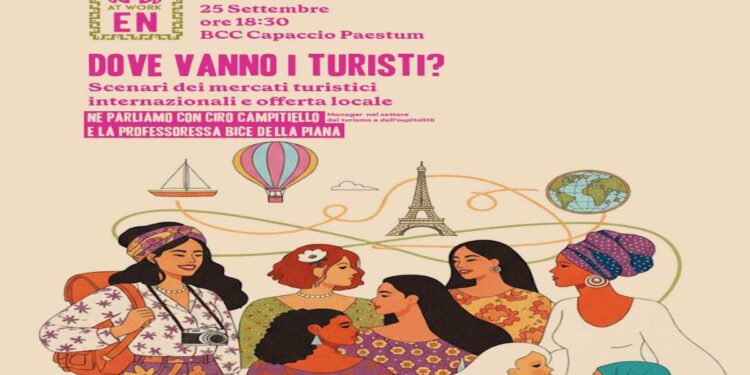 TURISMO, alla BCC di Paestum l’incontro “Dove vanno i Turisti?”. Tra scenari internazionali e offerta turistica locale