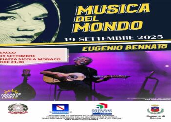 Eugenio Bennato a Sacco con “Musica del mondo”
