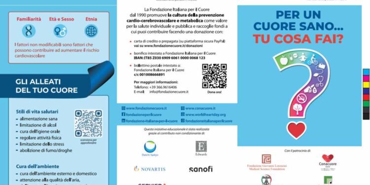 Fondazione Cuore: il più grande programma di prevenzione dei 5 fattori di rischio con gli screening gratuiti