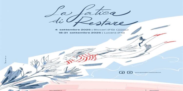 Al via il 18 settembre il Festival della Letteratura Mediterranea a Lucera