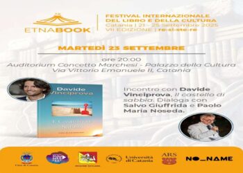 “Il Castello di Sabbia” all’Etna Book Festival. L’Ambasciatore Davide Vinciprova ospite onorario della VII edizione